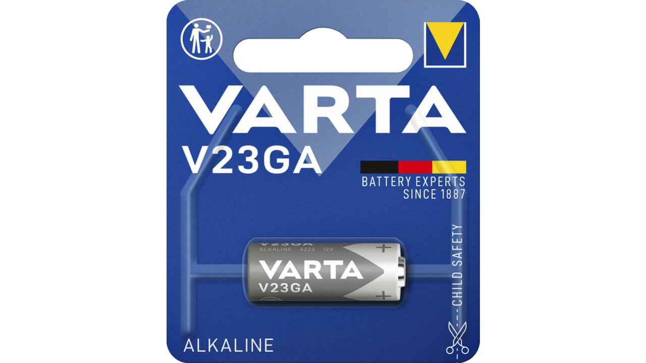 Batterij Varta V23GA alkaline blister à 1stuk