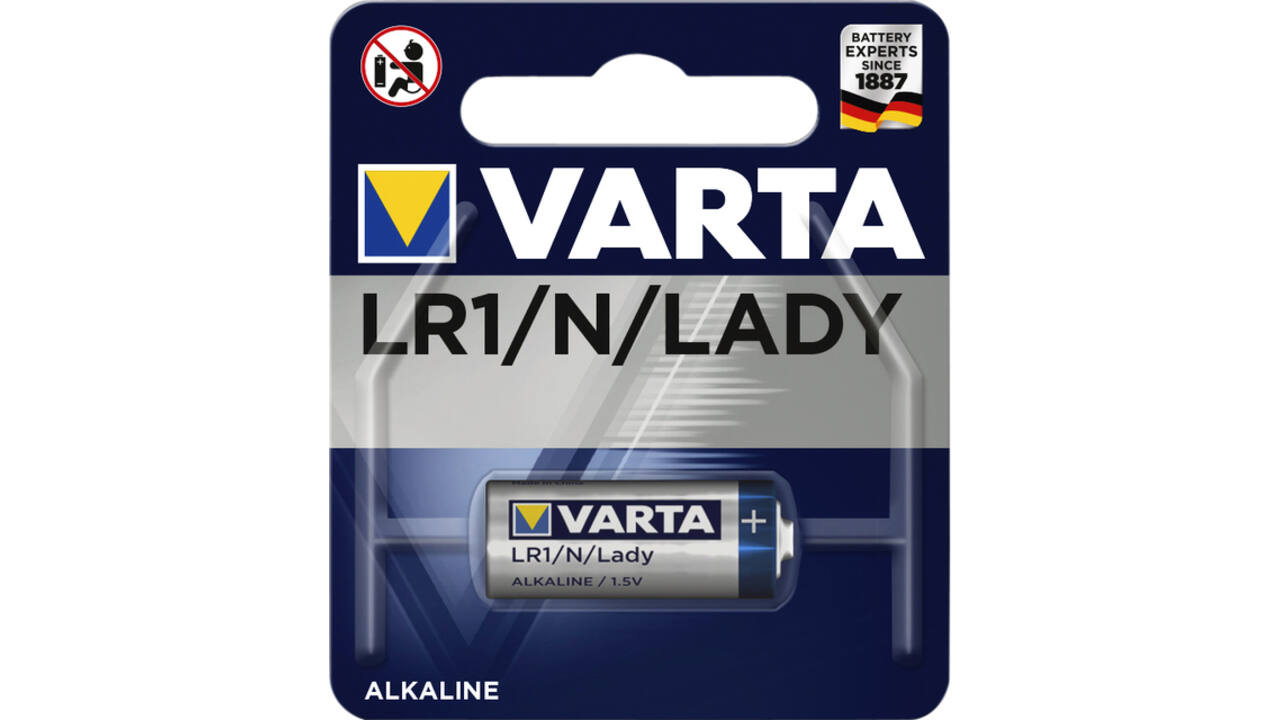 Batterij Varta LR1 alkaline blister à 1stuk