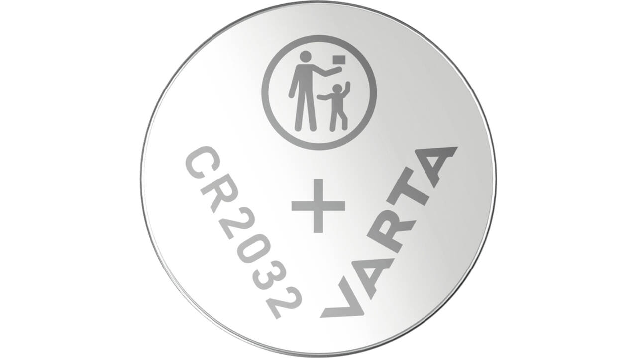 Batterij Varta knoopcel CR2032 lithium blister à 5stuk