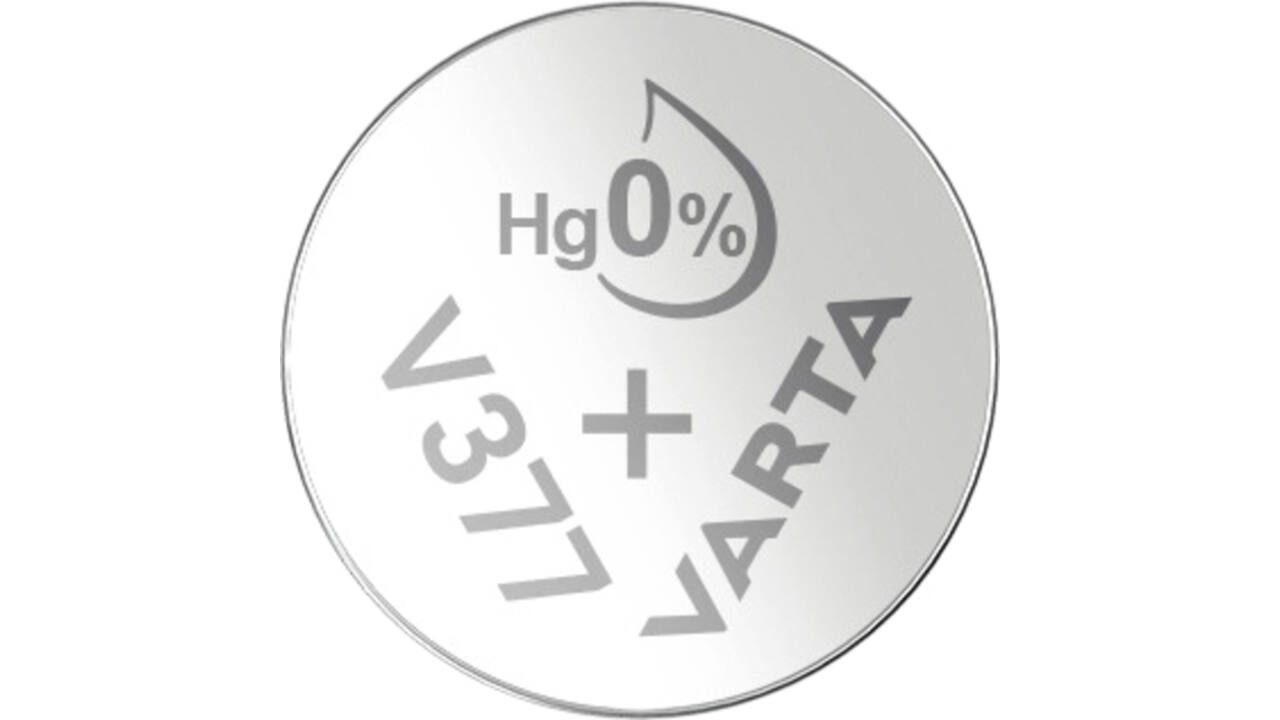 Batterij Varta knoopcel V377 horloge blister à 1stuk