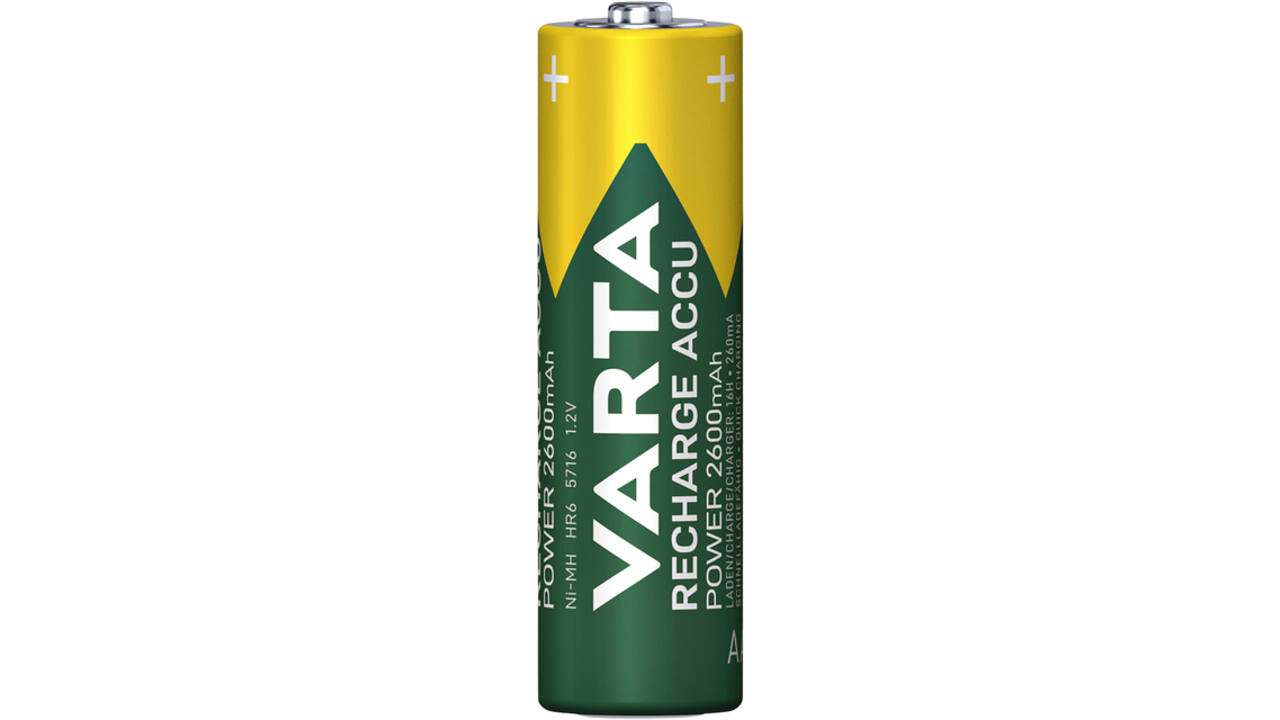 Batterij oplaadbaar Varta 2xAA 2600mAh ready2use