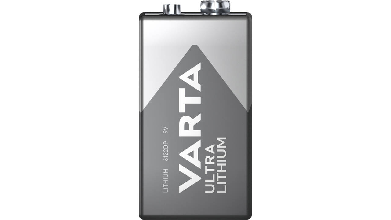 Batterij Varta Ultra lithium 9Volt