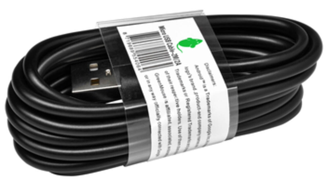Kabel Green Mouse USB Micro-A 2.0 2 meter zwart