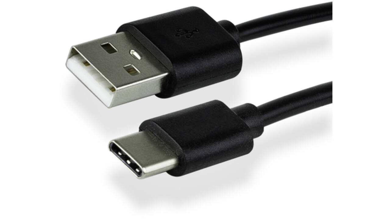 Kabel Green Mouse USB C-A 2.0 2 meter zwart