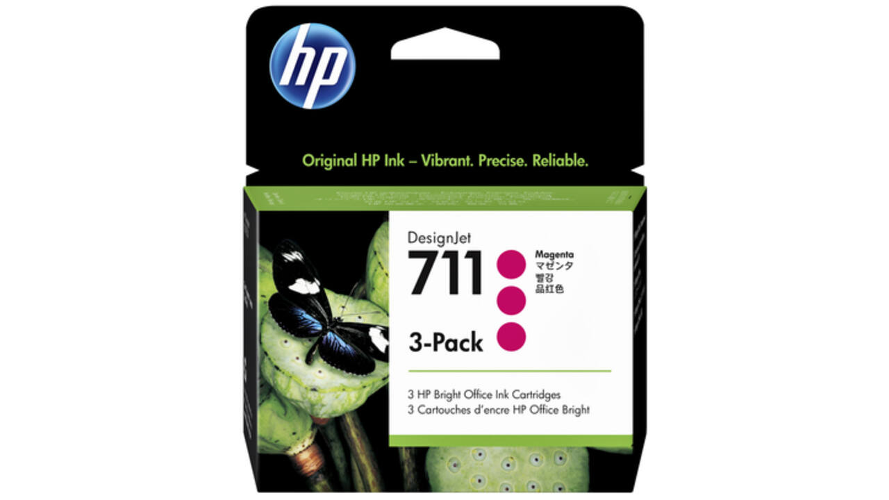 Inktcartridge HP CZ135A 711 rood