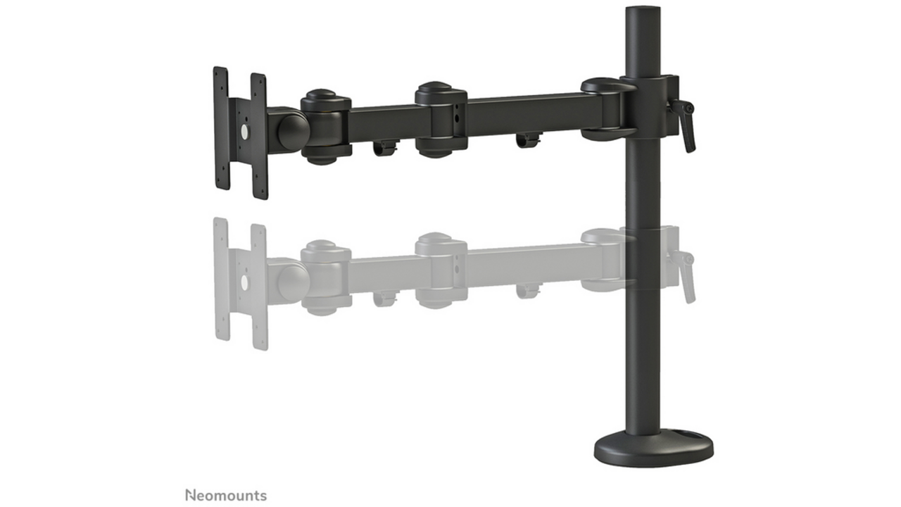 Monitorarm Neomounts D960G 10-30" doorvoer zwart