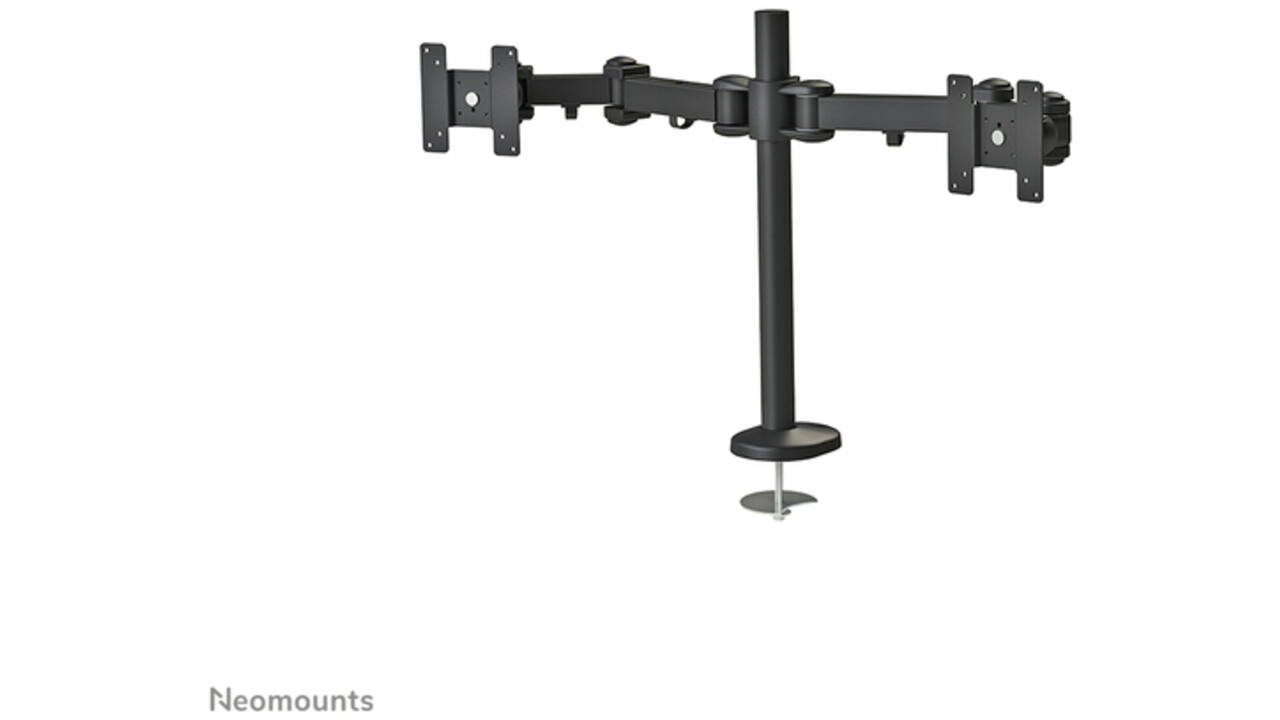 Monitorarm Neomounts D960DG doorvoerklem zwart