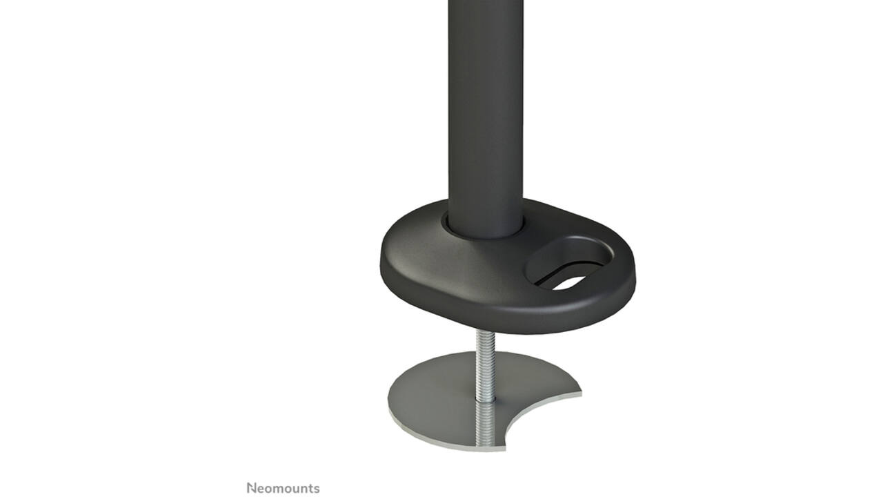 Monitorarm Neomounts D960DG doorvoerklem zwart