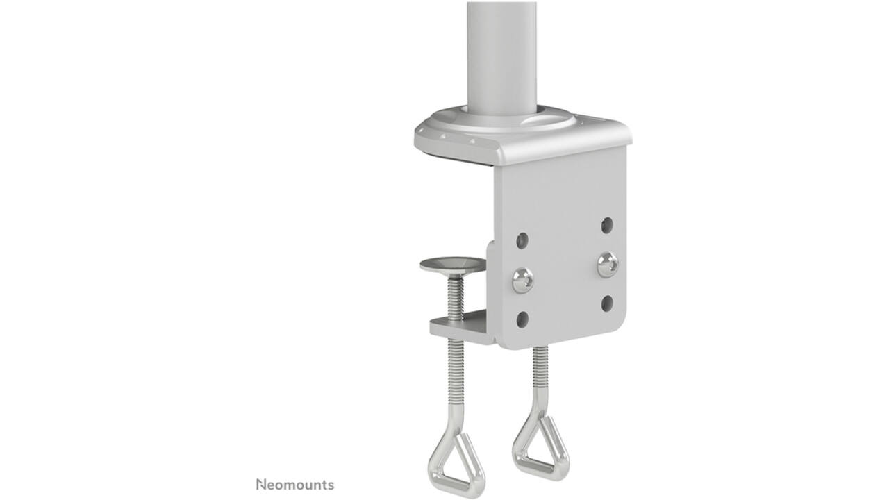 Monitorarm Neomounts D935D 2x10-27" met klem zilvergrijs