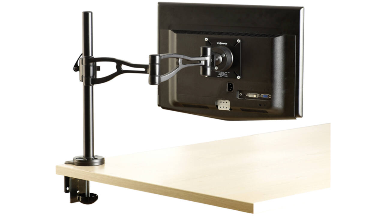 Monitorarm Fellowes Vista enkel zwart
