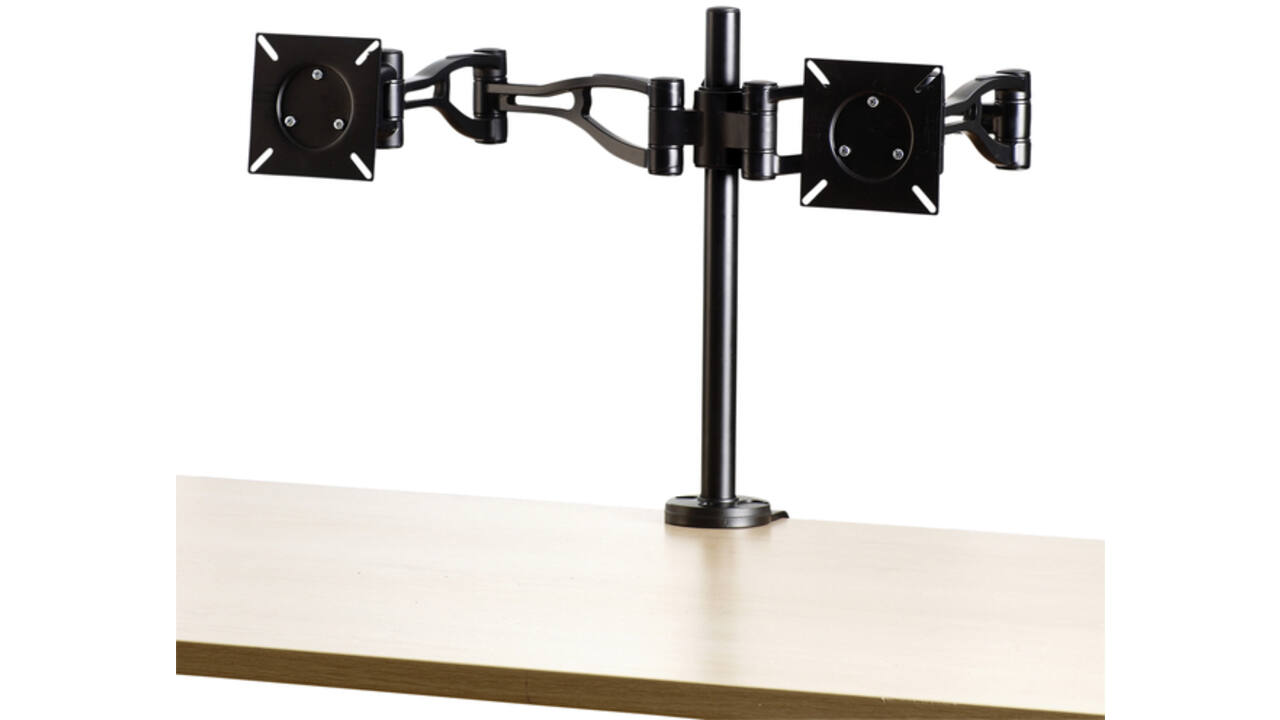 Monitorarm Fellowes Vista dubbel zwart