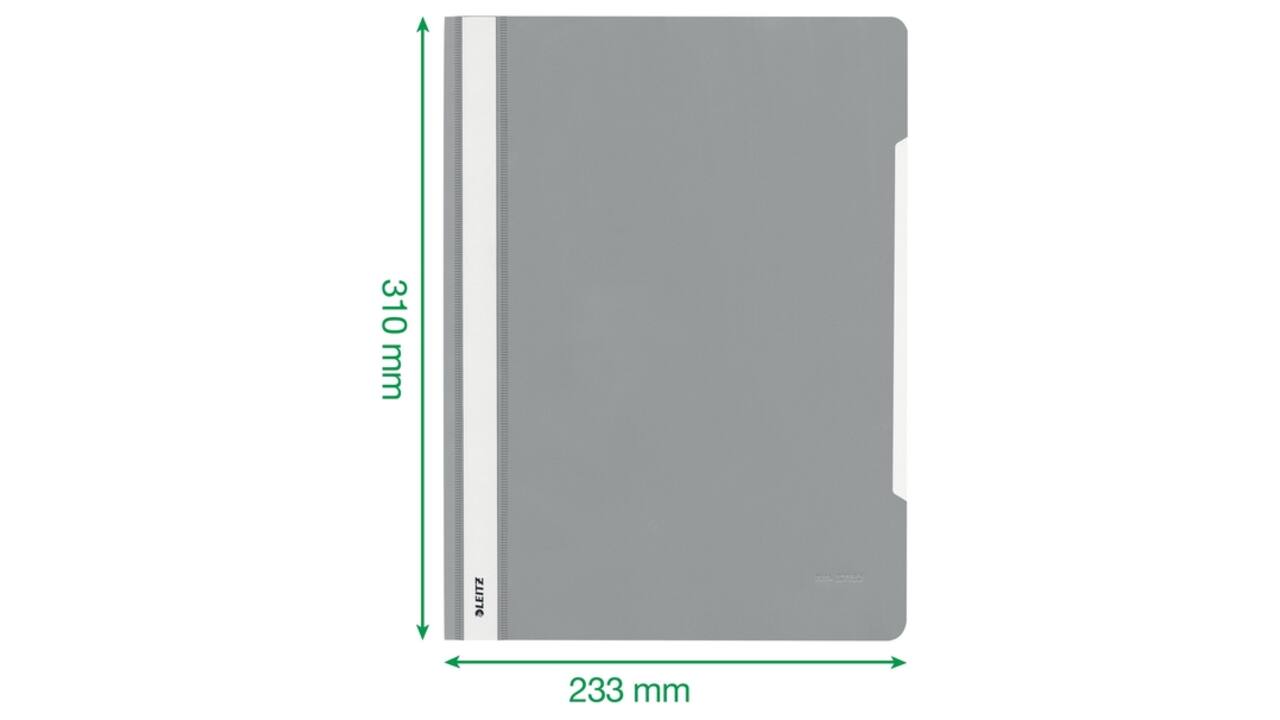 Snelhechter Leitz Standaard A4 gerecycled PP blauw
