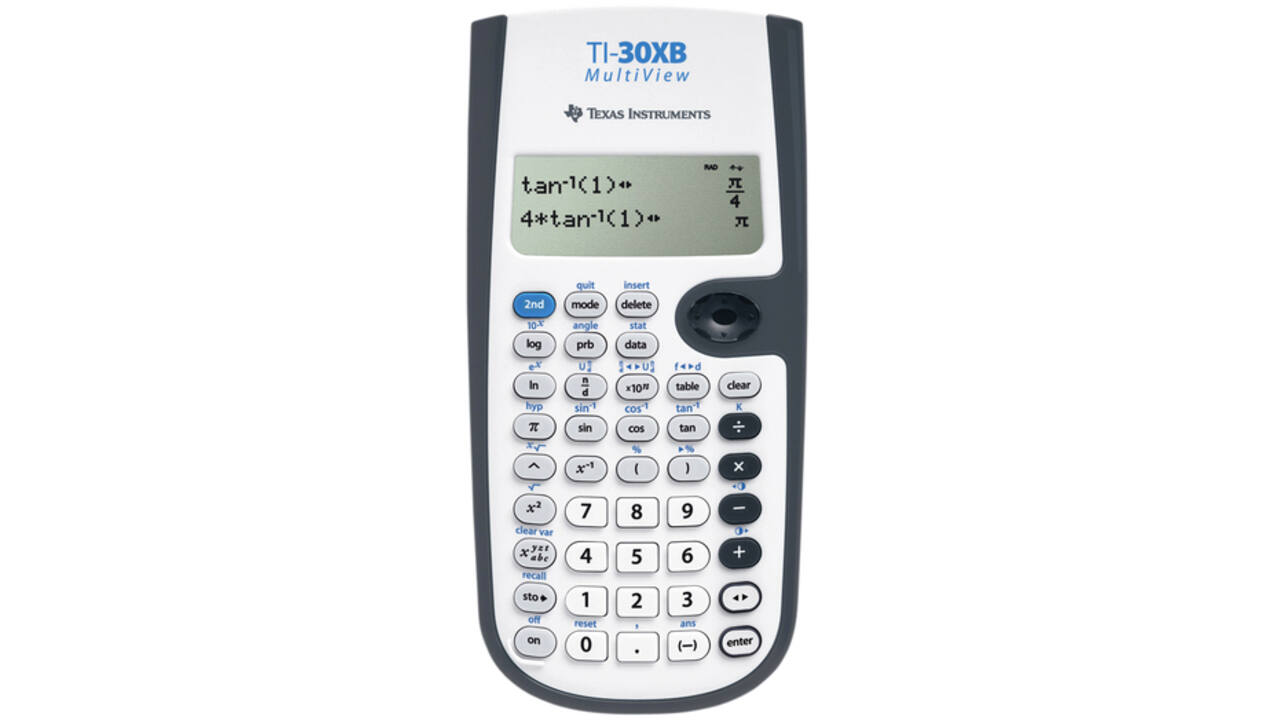 Rekenmachine TI-30XB multiview