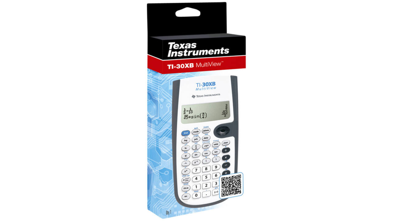 Rekenmachine TI-30XB multiview