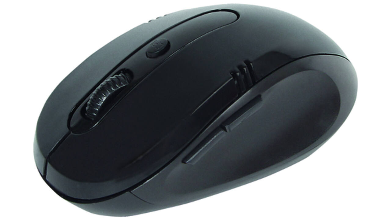Muis Quantore optisch draadloos zwart