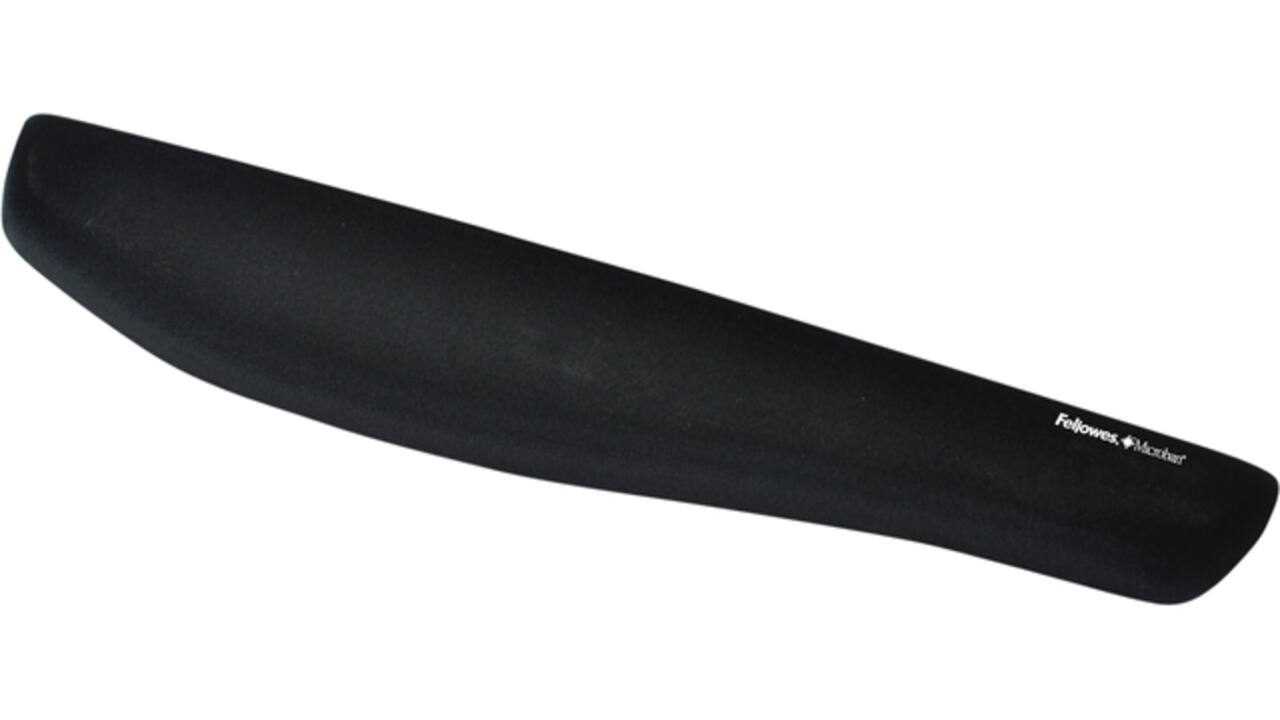 Polssteun Fellowes Plush Touch zwart