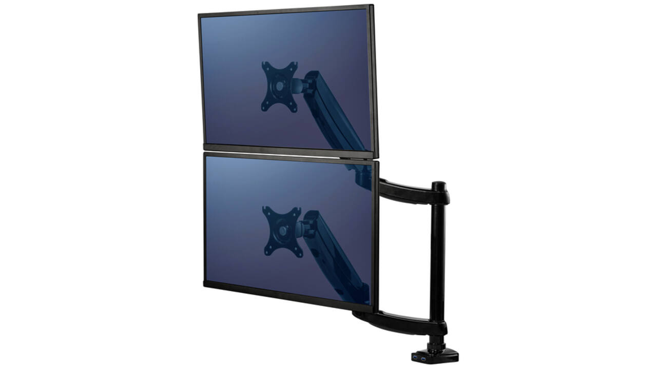 Monitorarm Fellowes Platinum Series dubbel verticaal