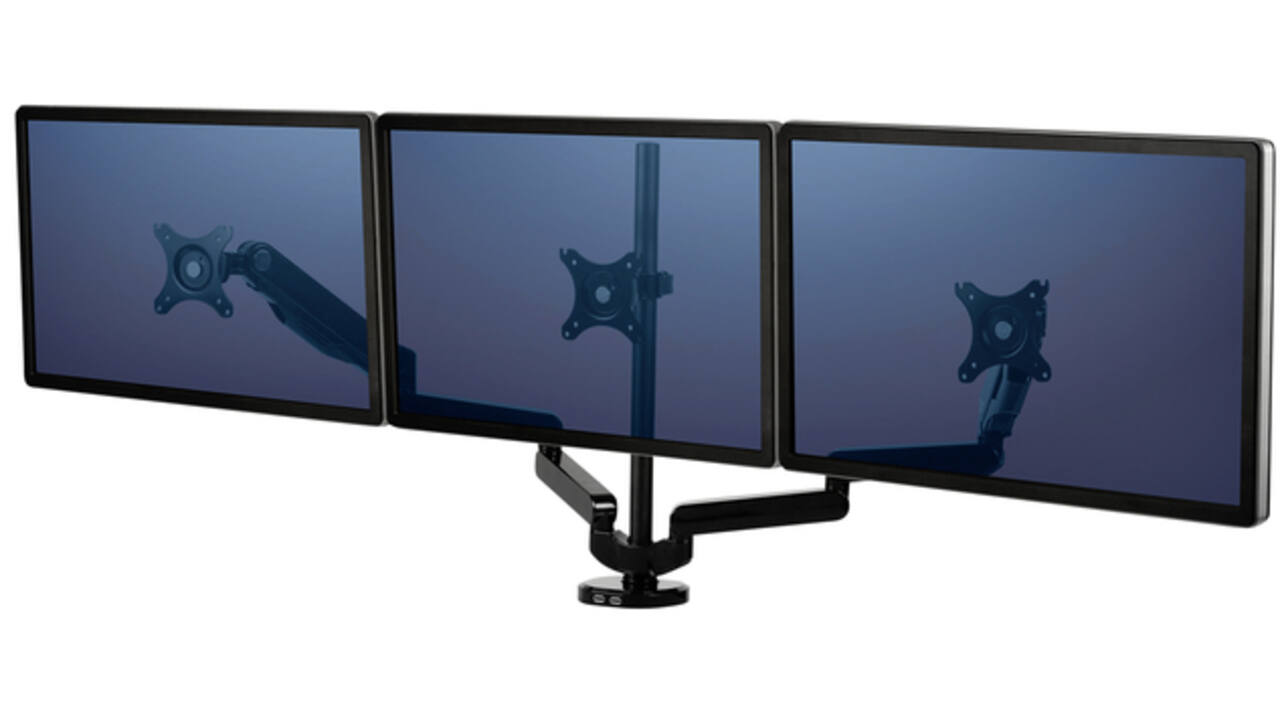 Monitorarm Fellowes Platinum Series driedubbel horizontaal
