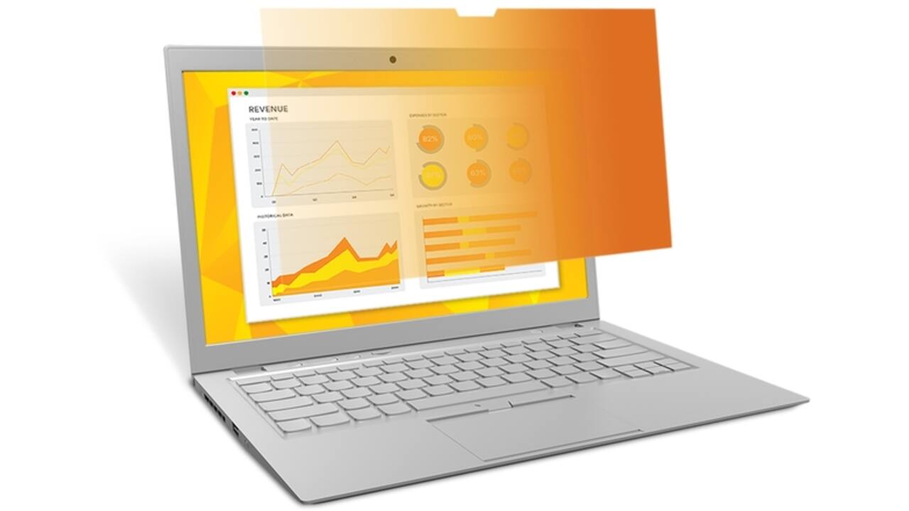 Privacy filter Gold 3M 15.6" breedbeeld 16:9