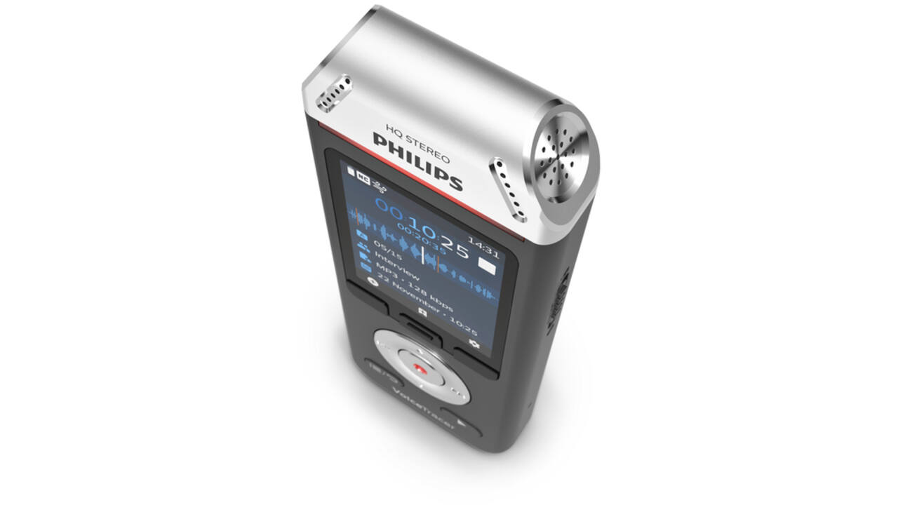 Digital voice recorder Philips DVT 2110 voor interviews