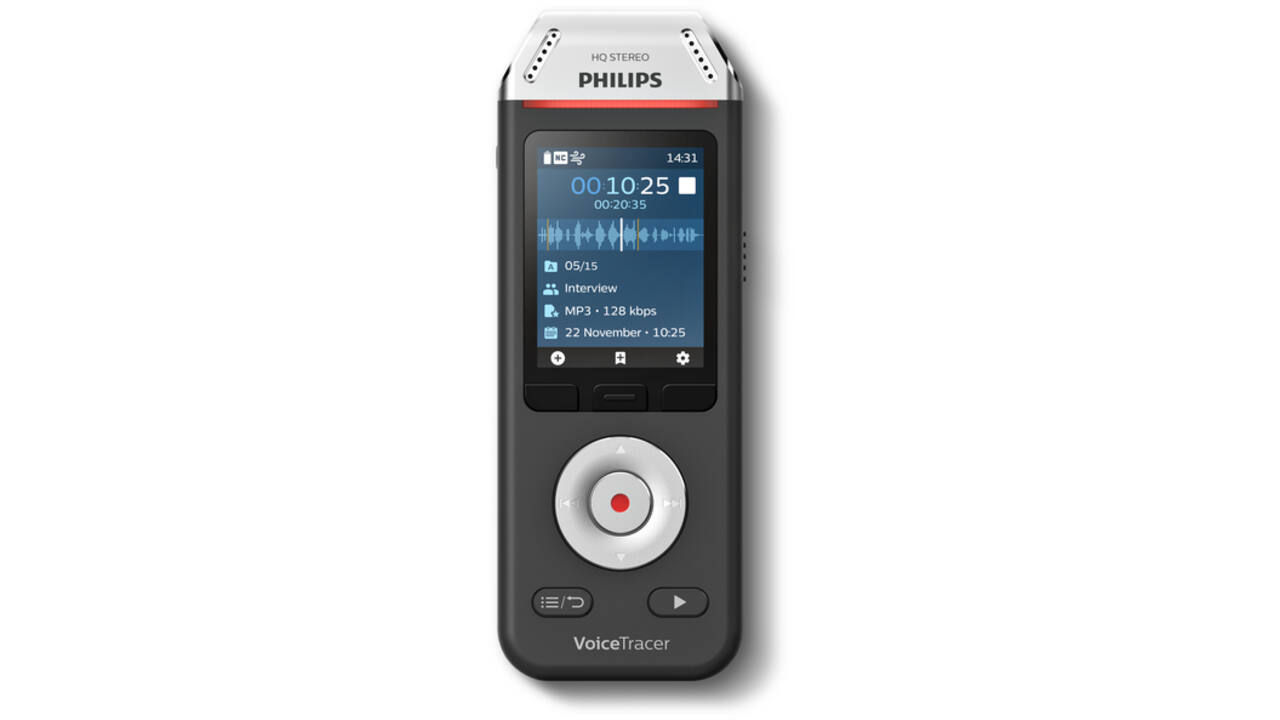 Digital voice recorder Philips DVT 2110 voor interviews