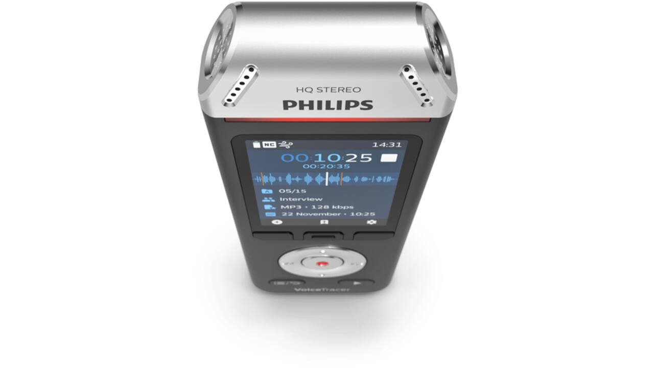 Digital voice recorder Philips DVT 2110 voor interviews