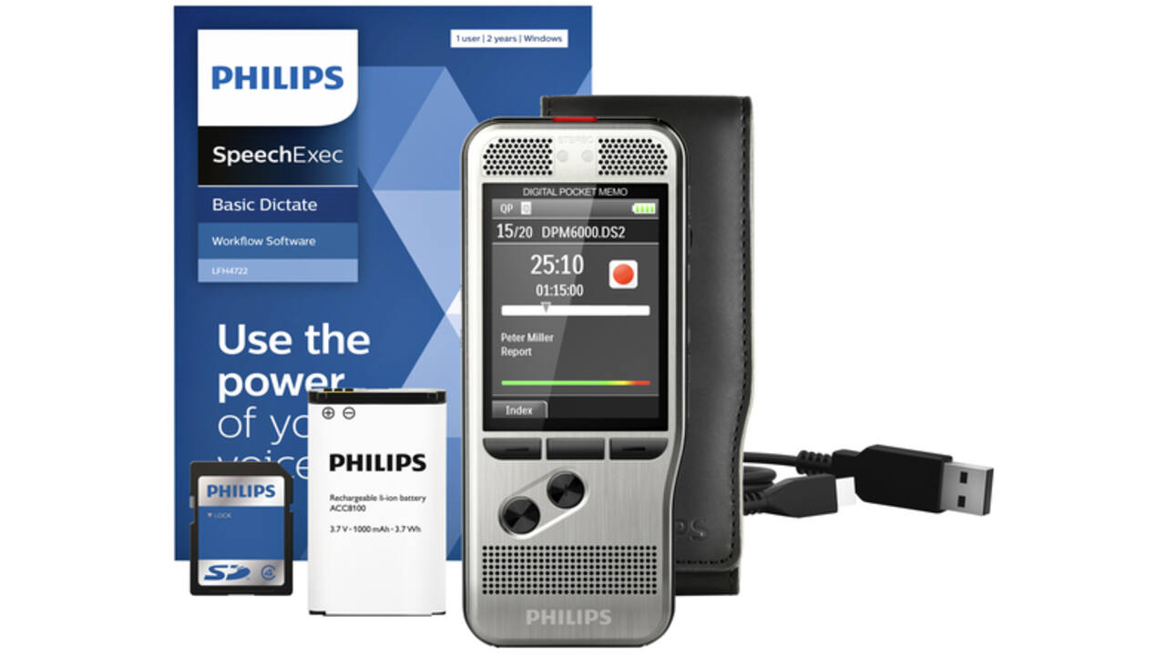 Dicteerapparaat Philips PocketMemo DPM6000