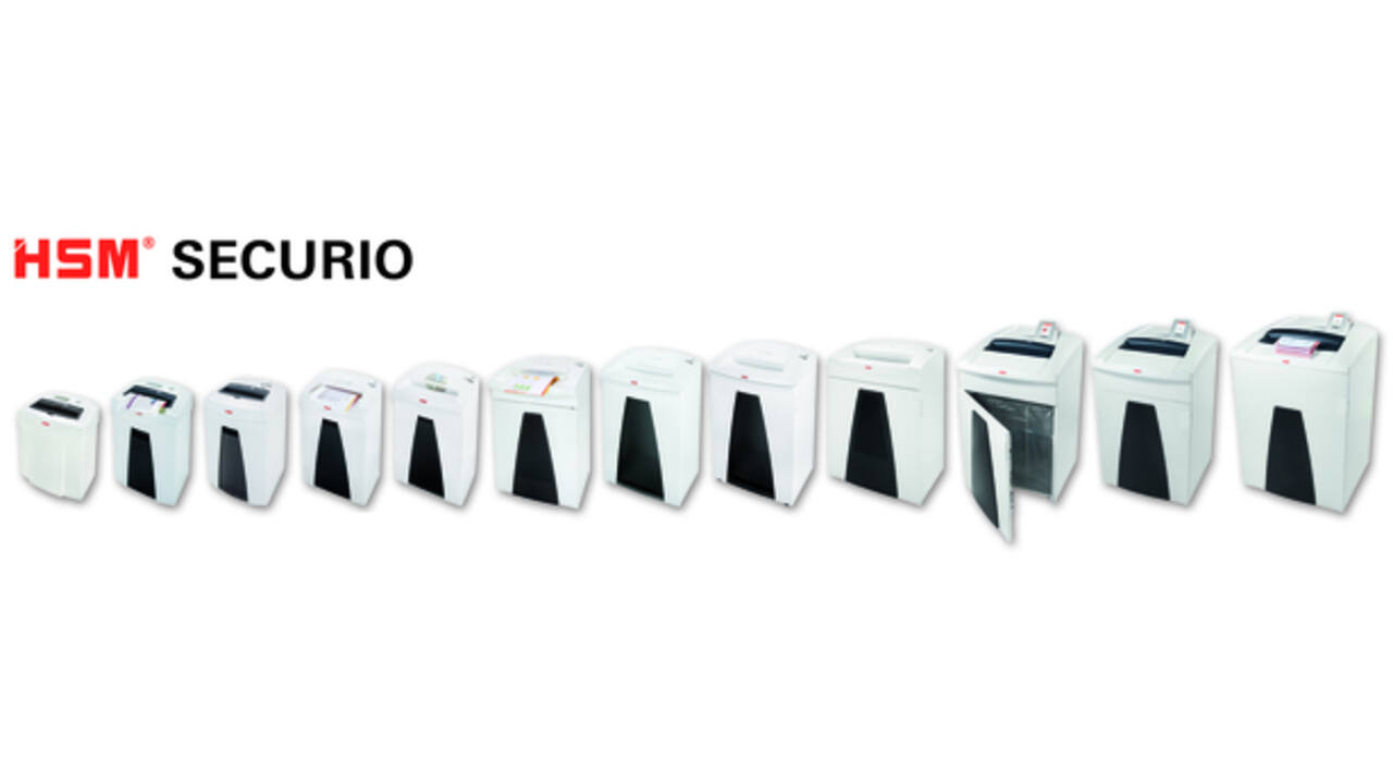 Papiervernietiger HSM Securio AF350 snippers 4,5x30mm