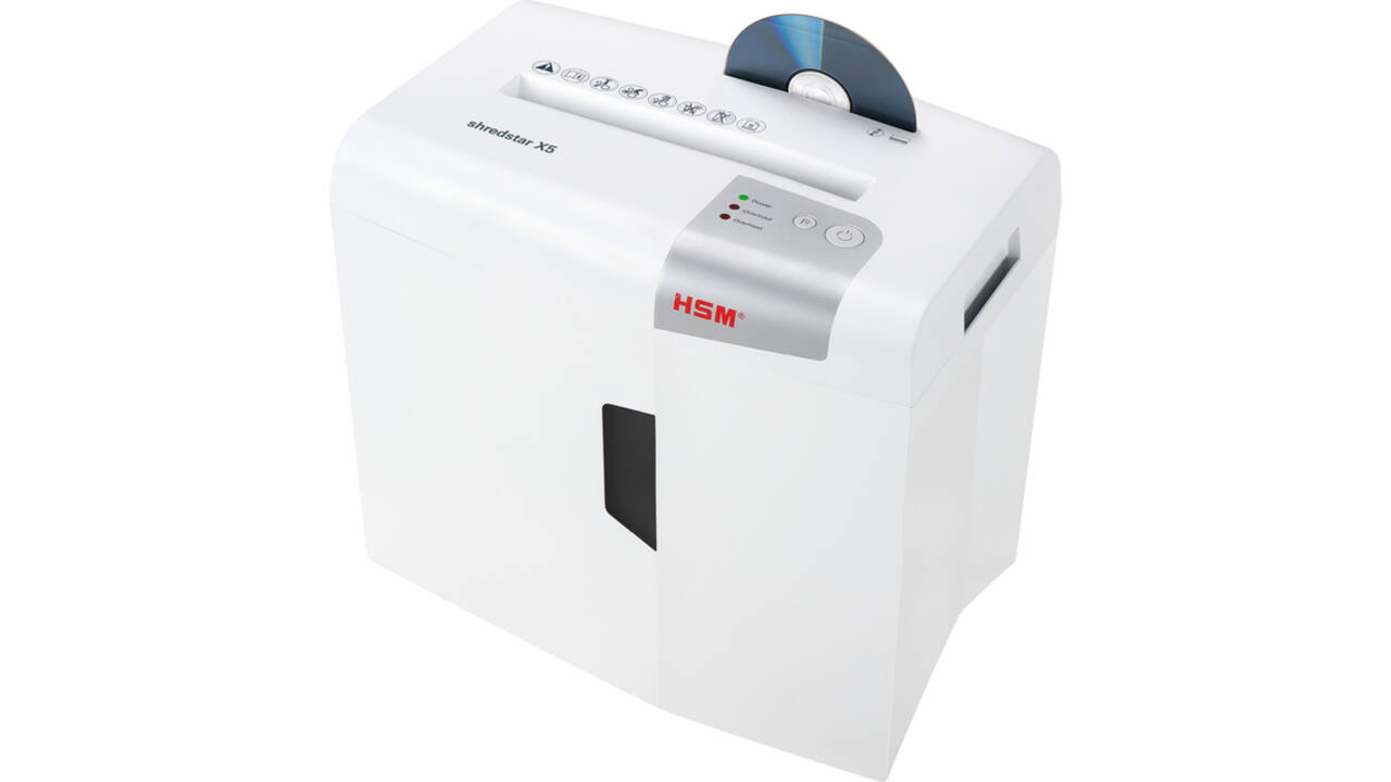 Papiervernietiger HSM Shredstar X5 snippers 4.5x30mm