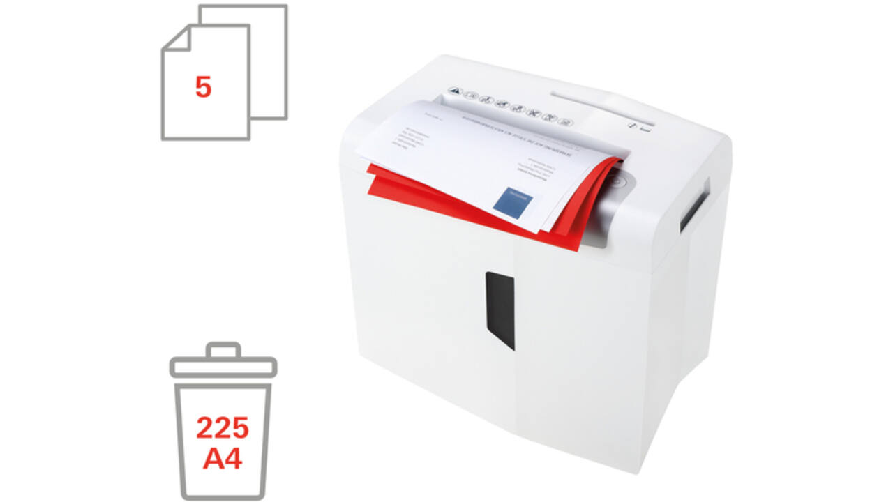 Papiervernietiger HSM Shredstar X5 snippers 4.5x30mm