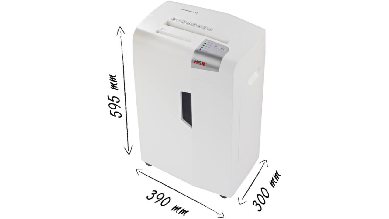 Papiervernietiger HSM Shredstar X13 snippers 4x37mm