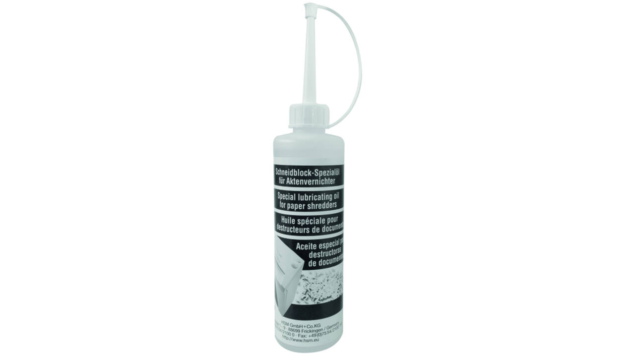 Olie voor papiervernietiger HSM 250ml