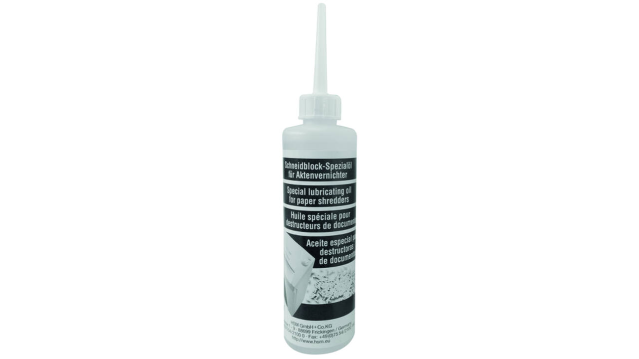 Olie voor papiervernietiger HSM 250ml