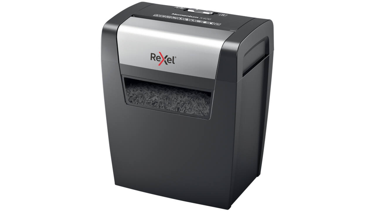 Papiervernietiger Rexel Momentum X406 snippers 4x28mm