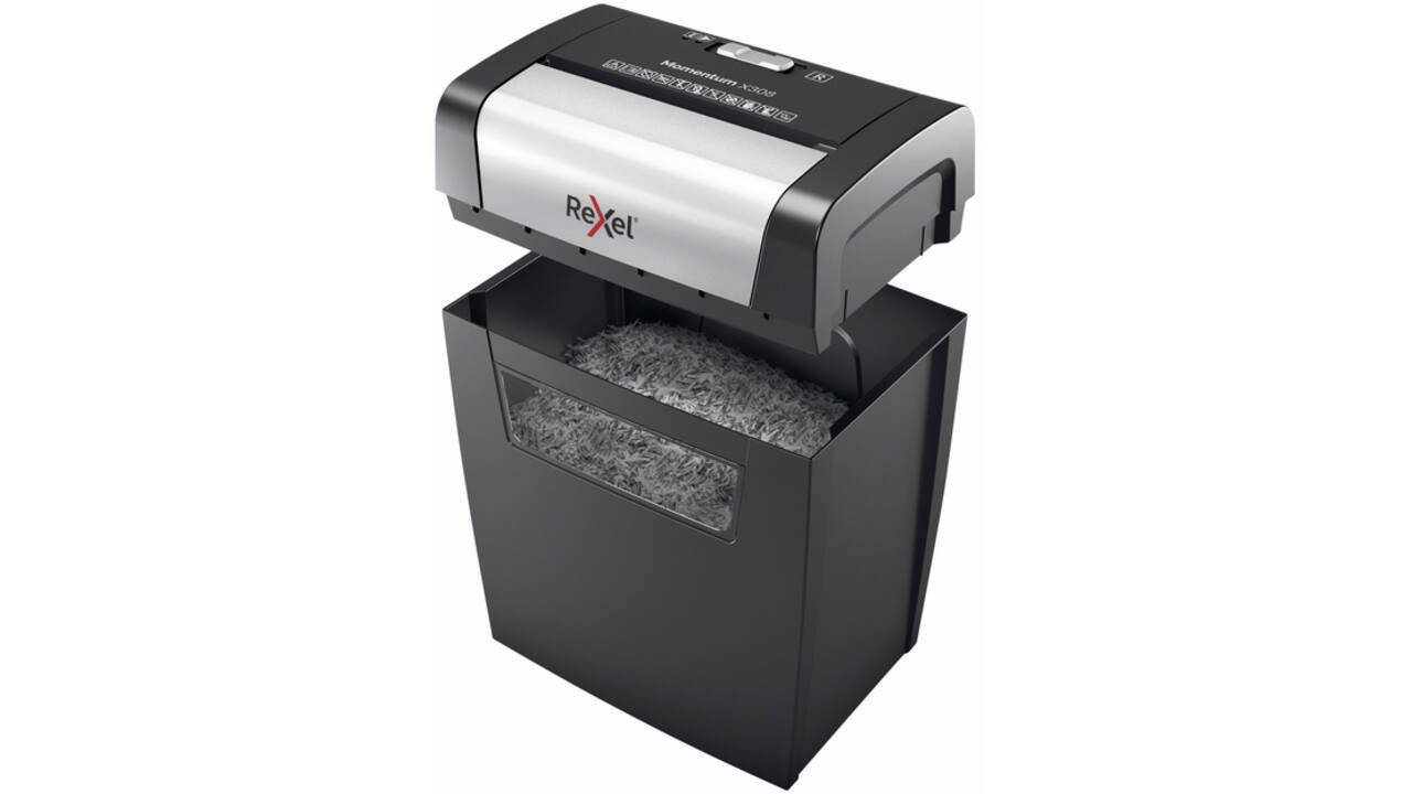 Papiervernietiger Rexel Momentum X308 snippers 5x42mm