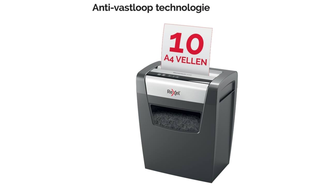 Papiervernietiger Rexel Momentum X410 snippers 4x28mm
