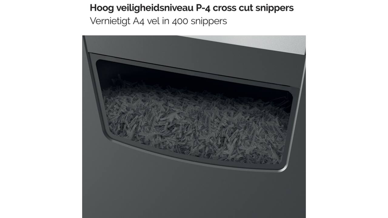 Papiervernietiger Rexel Momentum X410 snippers 4x28mm