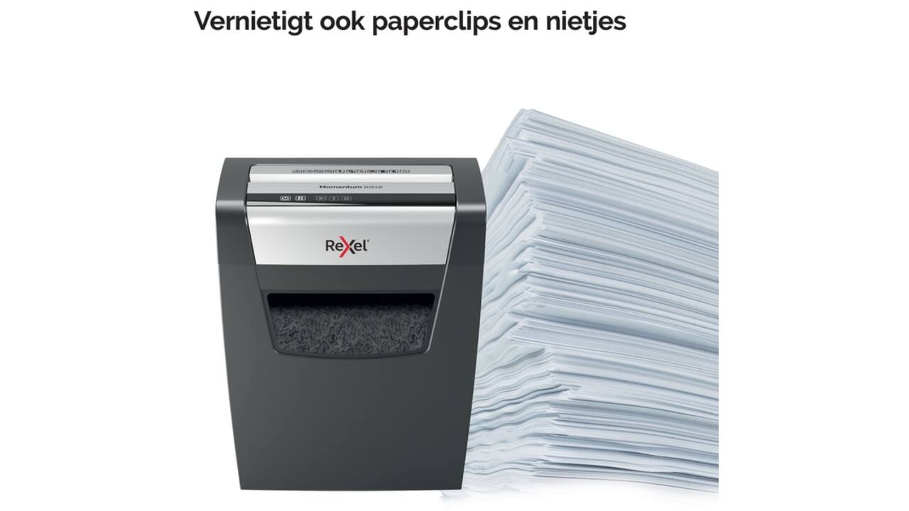 Papiervernietiger Rexel Momentum X312 snippers 5x42mm