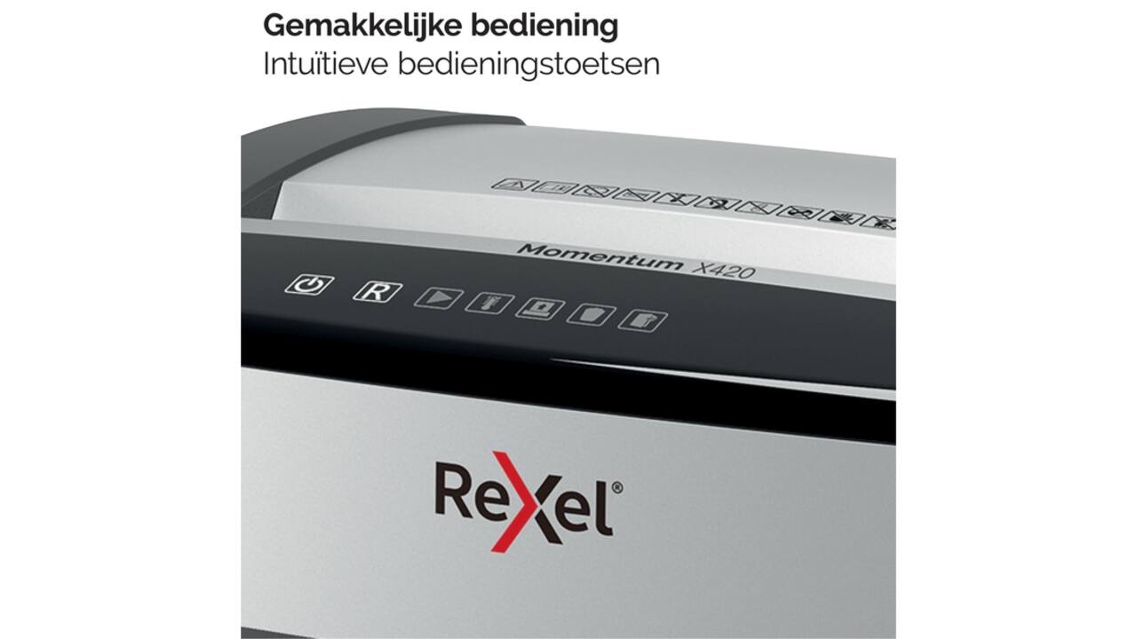 Papiervernietiger Rexel Momentum X420 snippers 4x40mm