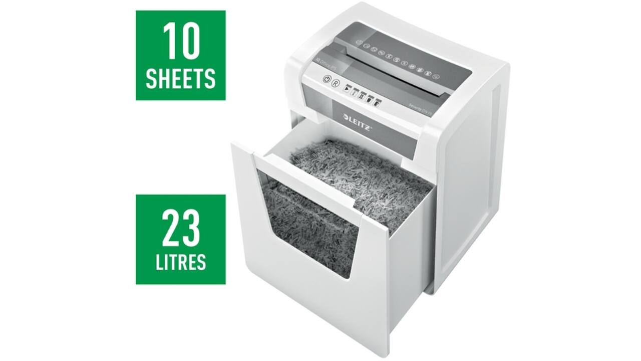 Papiervernietiger Leitz IQ Office P5 snippers 2x15mm