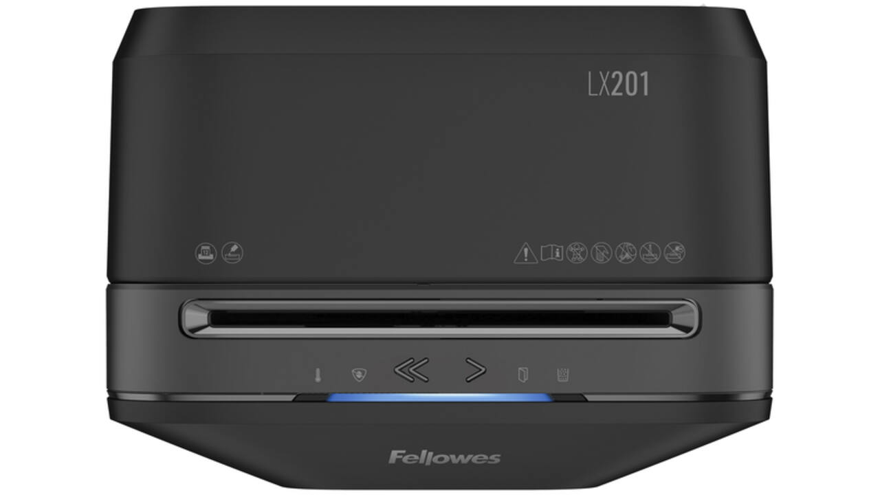 Papiervernietiger Fellowes Powershred LX201 snippers 2x12mm zwart