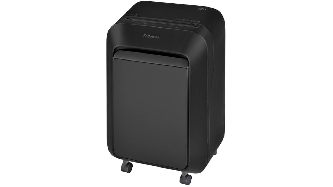 Papiervernietiger Fellowes Powershred LX211 snippers 2x12mm zwart