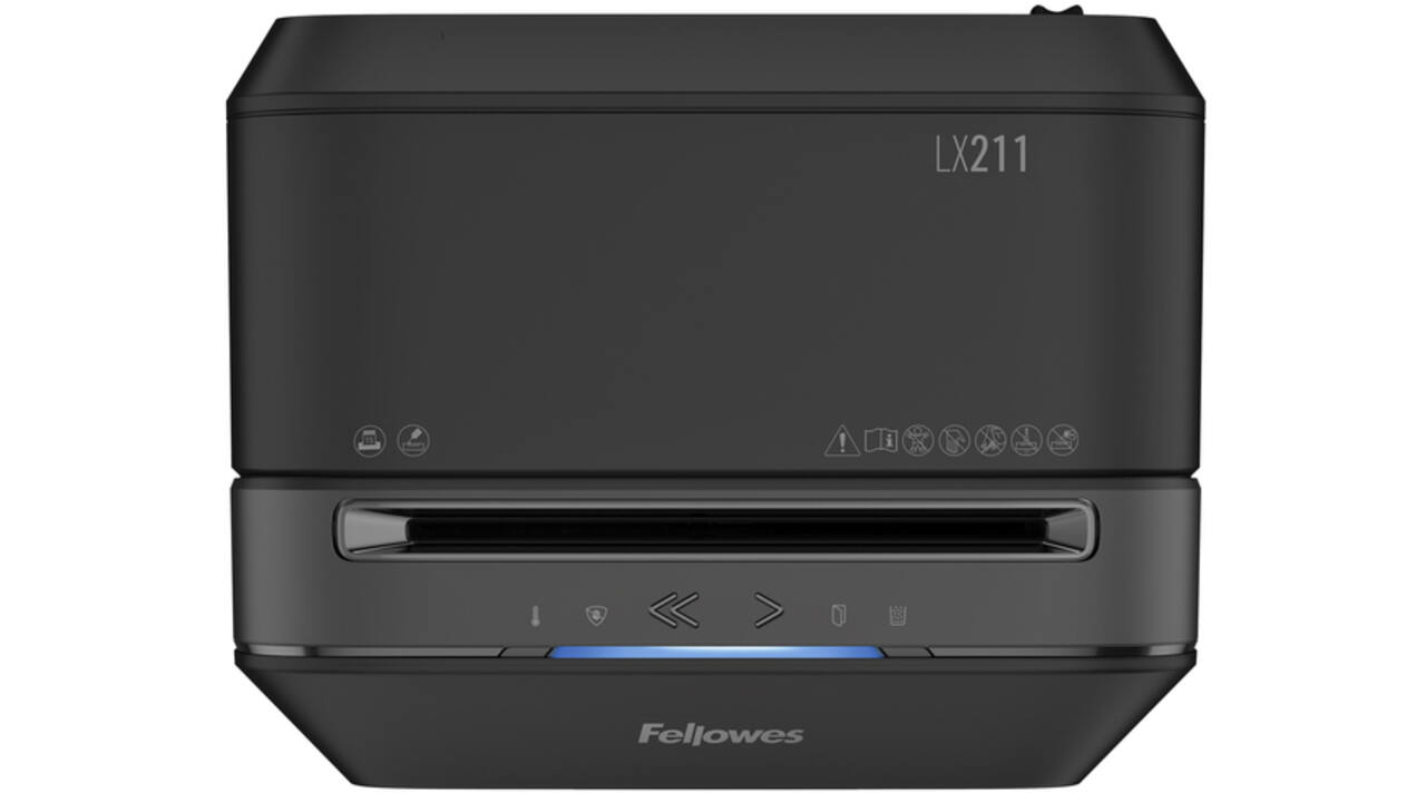 Papiervernietiger Fellowes Powershred LX211 snippers 2x12mm zwart