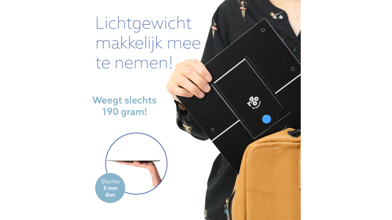 Laptopstandaard R-Go Riser Flexible
