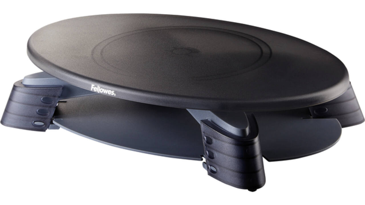 Monitorstandaard Fellowes Compact lichtgrijs/donkergrijs