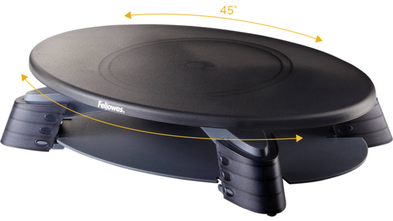 Monitorstandaard Fellowes Compact lichtgrijs/donkergrijs