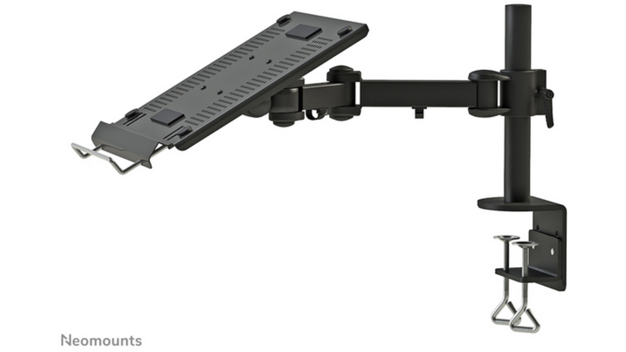 Laptoparm Neomounts D100 met klem zwart