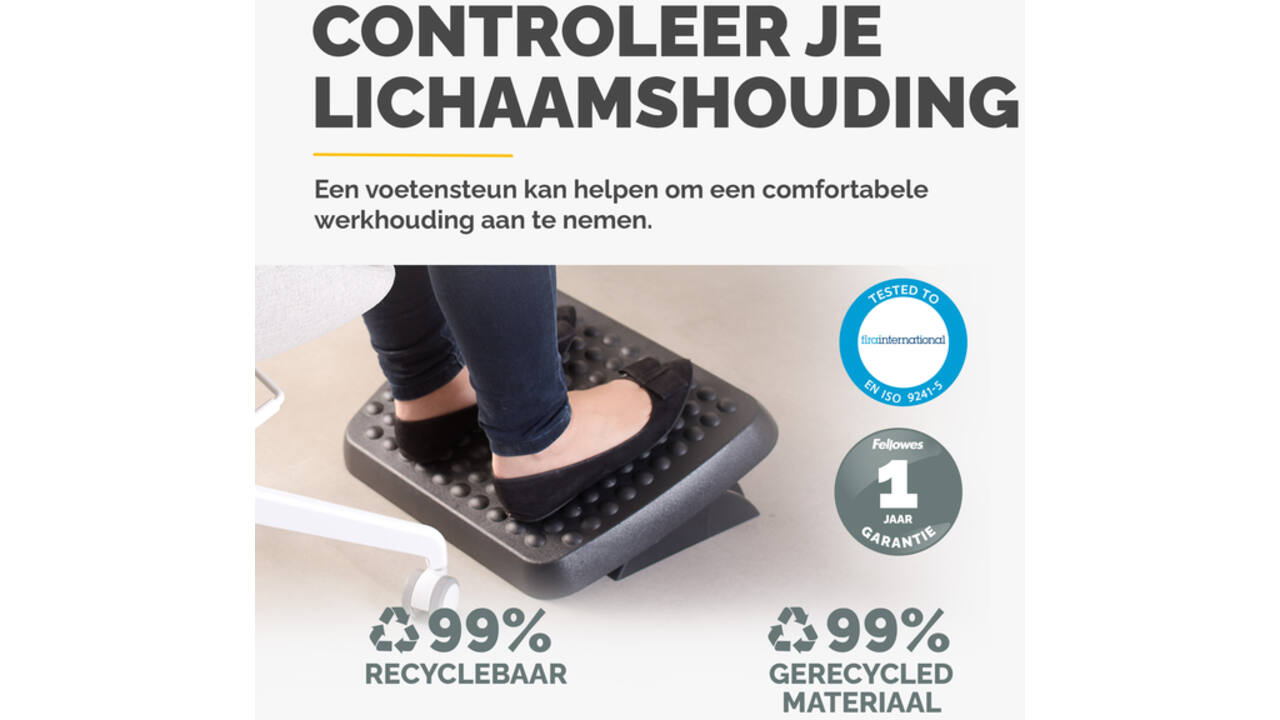 Voetensteun Fellowes standaard