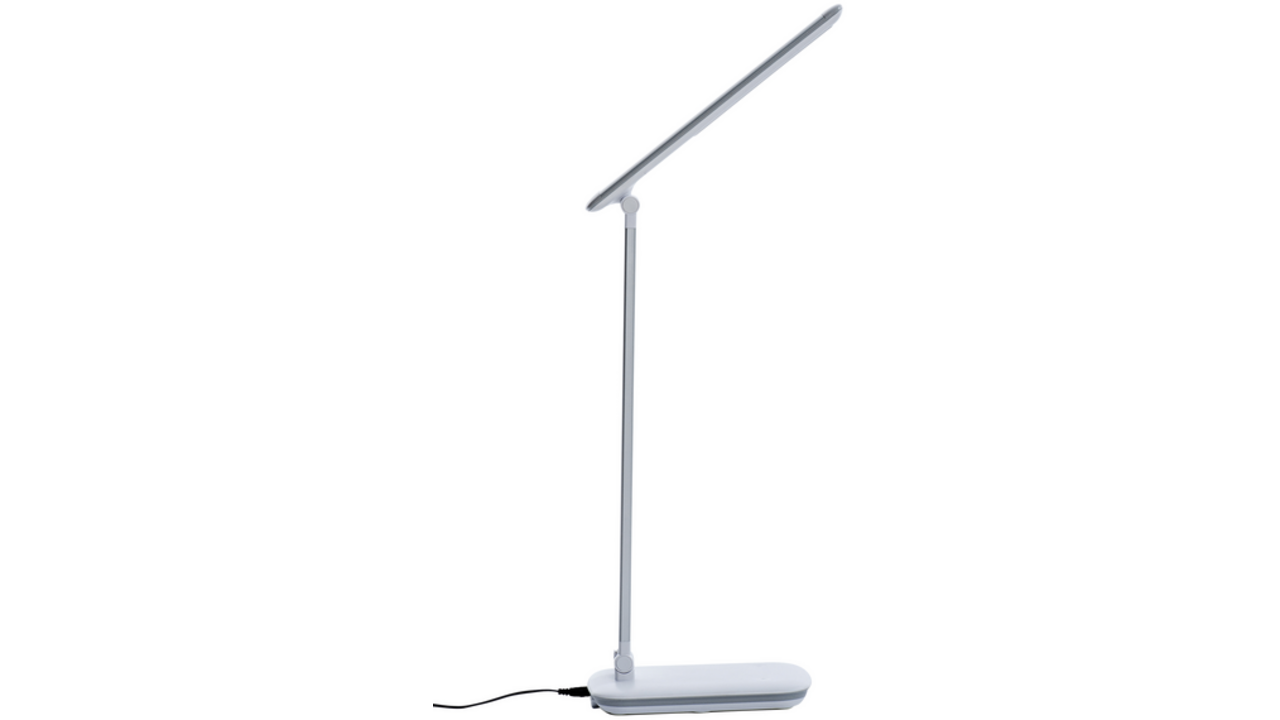 Bureaulamp MAUL Jazzy LED voet dimbaar + usbpoort wit