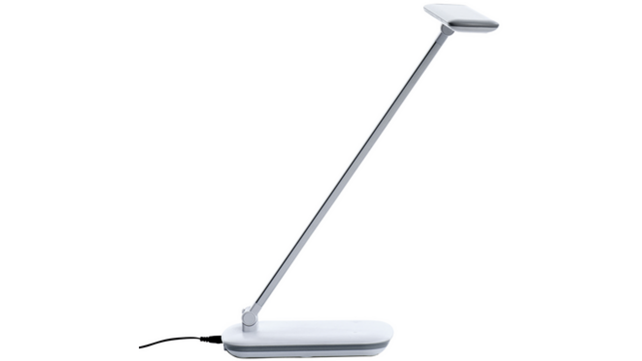 Bureaulamp MAUL Jazzy LED voet dimbaar + usbpoort wit